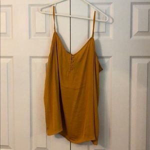Beautiful mustard silky Gap camisole top